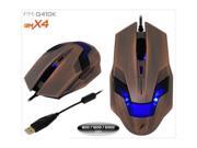 Computer Gaming Mouse Frisby GMX4 Laptop PC 6 Buttons 2000 DPI Optical Game Mice