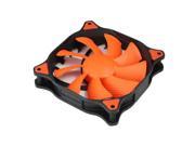 120mm Hydro Dynamic Bearing Fluid Case Fan Orange