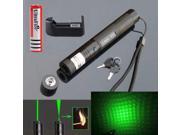 Powerful 532nm 10 Mile 5mw 303 Green Laser Pointer Lazer Pen Beam 18650 Charger