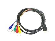 5FT 1.5M HDMI Male to 5 RCA RGB Audio Video AV Component Cable Gold Plated