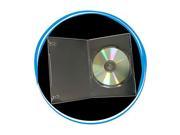 5 Clear Transparent 7mm Slim Single CD DVD Movie Case Storage Box Wholesale