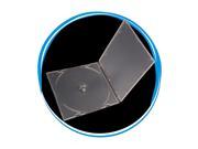 100 Slim 5.2mm Single Super Clear CD DVD R PP Poly Plastic Case with Sleeve