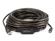 Monoprice 7643 49ft 15M USB 2.0 A Male to B Male Active Cable