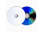 100 16X Blank DVD R DVDR White Inkjet HUB Printable Disc Media