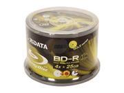 100 RiData LTH White Inkjet Printable 4x Blu Ray BD R Blank Disc 25GB CAKE BOX