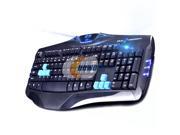 E Blue Cobra EKM 066 USB Wired Ergonomic Professional 104 Keys Gaming Keyboard