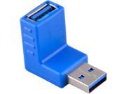 5 pack USB 3.0 Down Facing 90 Degree Right Angle Adapter Male Female Coupler 5