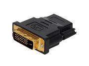 DVI D Male 24 1 pin to HDMI Female 19 pin HD HDTV Monitor Display Adapter