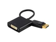 DisplayPort DP Male to DVI Female Video Adapter Cable Black