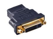 DVI I Female to HDMI Female F F Adapter Converter Coupler 24 5 pin