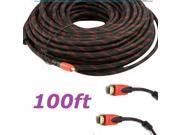 PREMIUM HDMI CABLE 100FT For BLURAY 3D DVD PS4 HDTV XBOX HD LCD TV 1080P V1.4