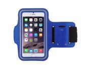 Adjustable Sports Gym Running Armband Arm Band Case For 5.5 inch Apple iPhone 6 Plus Dark Blue