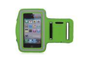 Adjustable Sports Gym Running Armband Arm Band Case For Apple iPhone 4S Green