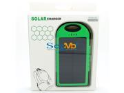 5000mAh Solar Battery Panel Dual USB Port Shock Dust Waterproof Portable Charger Backup External Battery Pack Power Bank for Apple iPhone 4s 5 5s 6 6 Plus iPad