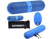 Pill Portable Shockproof Wireless Bluetooth Stereo Speaker For iPhone PC Samsung Blue