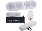 Pill Portable Shockproof Wireless Bluetooth Stereo Speaker For iPhone PC Samsung White