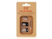 Nano SIM Four in One Kit For iPhone 4 4S iPhone 5