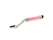 Crystal Touch Screen Pen Short Capacity Touch Pen For iPhone 5 5S 5C 4 4S Samsung Galaxy S3 S4 Note 3 N9005 HTC Blackberry Pink