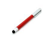 Capacitive 2 in 1 Touch Screen Stylus Ballpoint Pen For iPhone 5 5S 5C 4 4S iPad Air 5 3 4 Samsung Galaxy S3 S4 Note3 Tablet PC MID HTC Red