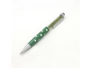 2 In 1 Crystal Colorful Ballpoint Capacitive Touch Stylus Pen For iPhone 5 5S 5C 4 4S Samsung Galaxy S3 S4 Note3 N9005 HTC Blackberry Green