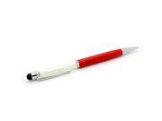 Universal Capactives 2 In 1 Touch Stylus Pen With Crystal For iPhone 4 4S 5 5S 5C iPad mini Air Sumsung S3 S4 HTC Red