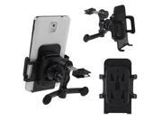 Rotating Car Air Vent Holder Mount For iPhone 6 6Plus 5 5s 4 4s Samsung Galaxy S4 S3 Note 2 4 Edge Black Color