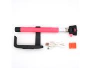 Wireless Monopod Selfie Stick Telescopic Bluetooth Remote Mobile Phone Holder For iPhone 4 4s 5 5s 6 6Plus Samsung Galaxy S4 S5 Note 2 3 4 Hot Pink