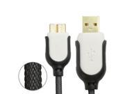 1.5M 5 Feet High Quality High speed USB 3.0 Sync Data Charging Cable White