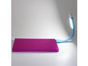 NEW Bendable Mini USB LED Light Lamp Micro USB Charger Cable For Computer Keyboard Reading Notebook PC Laptop Samsung Galaxy S3 S4 Blue