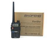 BaoFeng UV 5R 136 174 400 520 MHz Dual Band DCS DTMF CTCSS FM Ham Walkie Talkies
