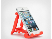 Universal Foldable Adjustable Stand Holder Cradle For CellPhone Tablet iPhone 6 Orange