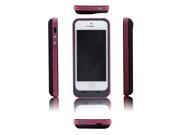 New 2500 mAh External Battery Backup Charger Case Pack Power Bank For iPhone 5 5s Hot Pink