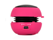 Mini Hamburger Speaker for iPhone iPad iPod Laptop PC MP3 Audio Amplifier Hot Pink