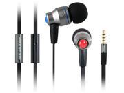 Awei TE800i 3.5mm Plug Stereo Metal In ear Earphones with Microphone 1.2m Cable Black