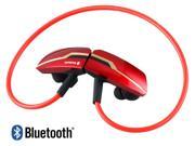 B99 Bluetooth 3.0 Stereo In ear Headset with Microphone Red
