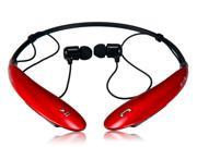 HBS800 2 in 1 Stereo Wireless Bluetooth V4.0 Headset Red