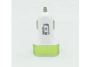 3 Ports USB Car Charger 2.1A 2.0A 1A Mini Bullet For iPhone Samsung LG Black