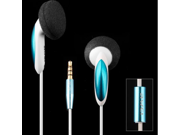 AWEI ES12i 3.5 mm Plug Stereo Earphone with Microphone 1.2 m Cable Blue