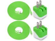 2Pack USB Wall Travel Charger Adapter 3M 10FT USB Lighting 8Pin Cable Data Sync Wire Power Charger Kit For Apple iPhone 6 6Plus 5 5s 5c iPad 4 iPad Mini iPo