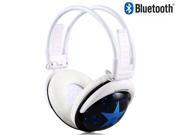 3H 865 Bluetooth 2.0 Stereo Headset with FM Radio Card Reader Purple Black