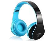 KG 5012 Multi Function Stereo Sound Collapsible Wireless Bluetooth Headphones with Memory Card Support FM Black