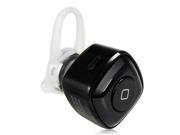 Mini 8 V4.0 Stereo Bluetooth Headset with Voice Prompt Power Display Black