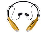 HV800 Wireless Bluetooth 4.0 On ear Sports Handsfree Headset Headphones Golden