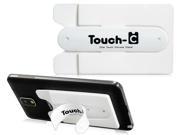 Touch C Magic Sticker U Shape Silicone Phone Stand Holder White