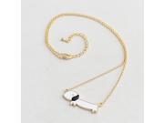 Awesome Dog Shape Pendants Necklace Fashion Gold Plate Alloy Long Link Chain Necklaces for Girls Gift