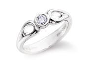 Awesome Elegant Women Finger Rings Fashion Silver Plate Inlaid Crystal Ring for Lovers Gifts 8