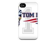 Tpu Shockproof dirt proof New England Patriots Cover Case For Iphone 4 4s