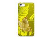Snap on Case Designed For Iphone 5c Camelia Garden Butterfly