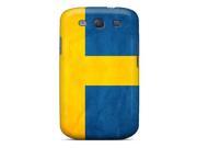 New Style Hard Case Cover For Galaxy S3 Sweden Grunge Flag X Desktop