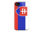 QKO3171gSIs Case Cover Skin For Iphone 4 4s slovakia Flag